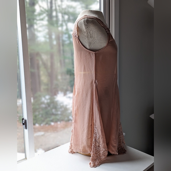 Free People Sheer Peachy Beaded‎ Applique Dress - Picture 8 of 16